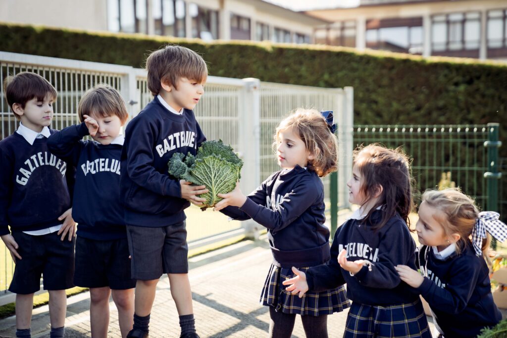 el huerto escolar ayuda a nuestros alumnos acerca de la importancia de su alimentación y nutrición