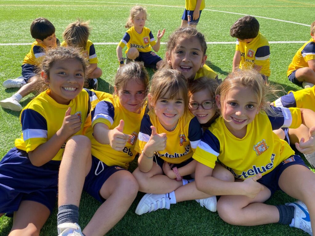 el deporte es una herramienta fundamental en la covivencia en Gaztelueta