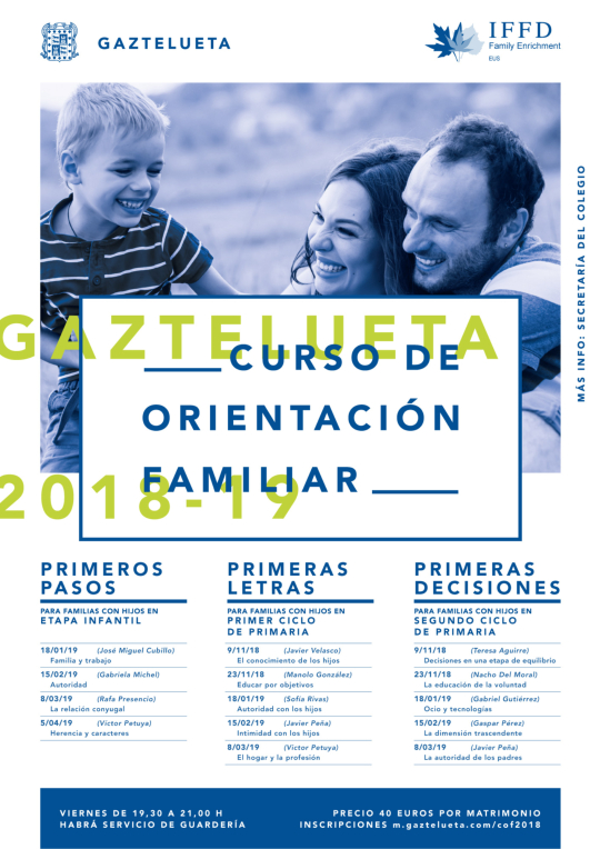 Curso de Orientación Familiar 2018