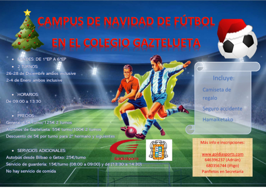 Campus de fútbol Gaztelueta 