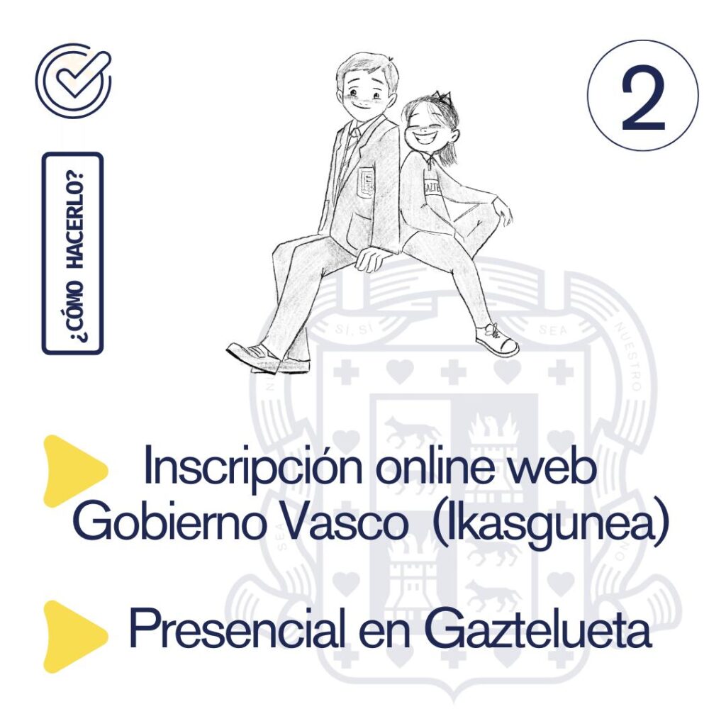 la matriculación oficial del gobierno vasco podemos llevarla a cabo presencialmente en gaztelueta o de manera telemática
