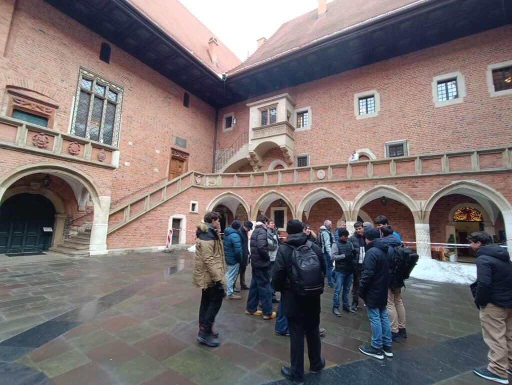 Diario de viaje Cracovia 2026. Primera jornada: Castillo de Wawel y Universidad Jagiellonica 6 Gaztelueta Polonia 2