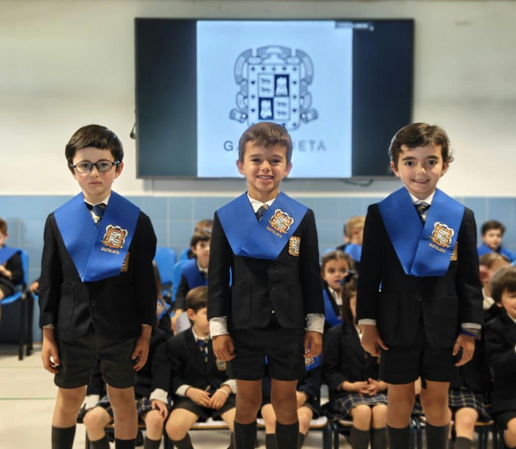 Los alumnos de PEP 3 celebran su final de etapa 1 Gaztelueta Becas 2026